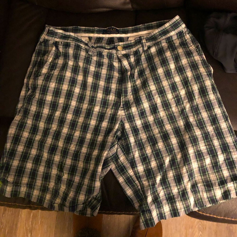 Vintage Ralph Lauren Plaid Shorts Men’s 34